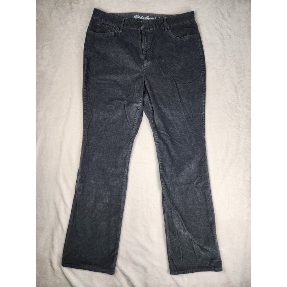 Eddie Bauer Curvy Bootcut Corduroy Jeans Pants Women’s Measures W35"x34"